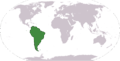 South America's map
