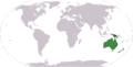 Oceania's map